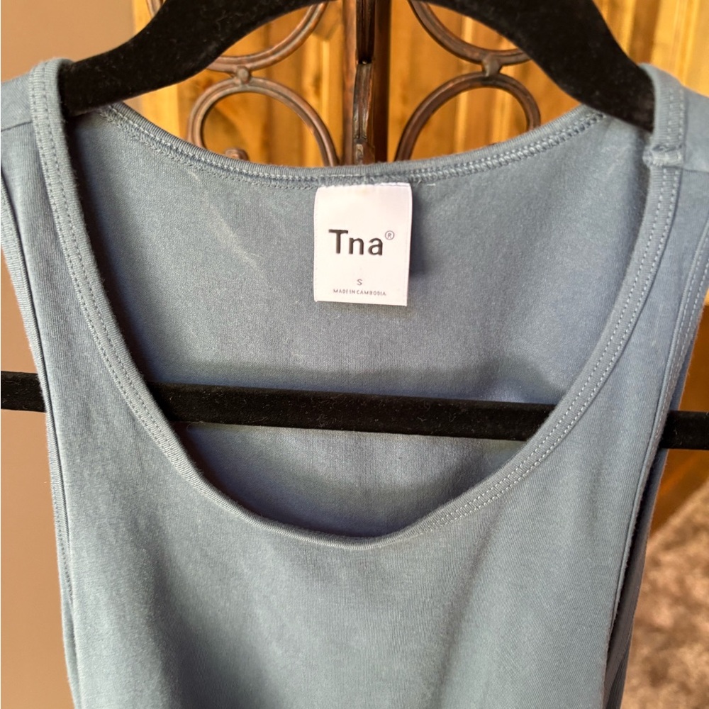 TNA Blue Tank Dress ARITZIA